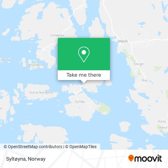 Syltøyna map