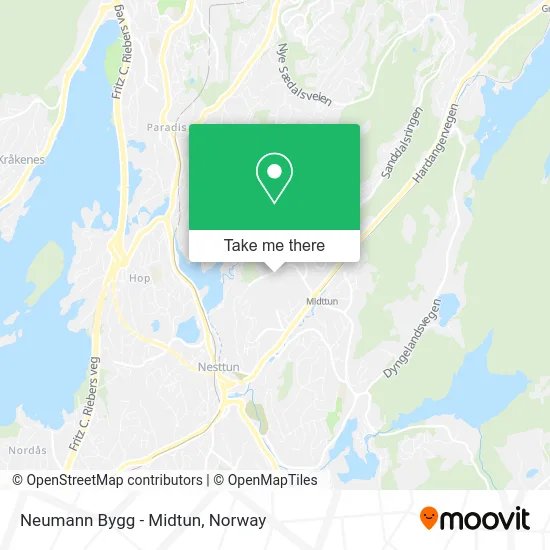 Neumann Bygg - Midtun map