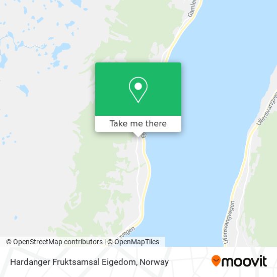 Hardanger Fruktsamsal Eigedom map