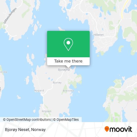 Bjorøy Neset map