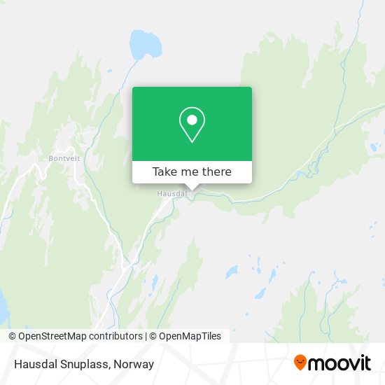 Hausdal Snuplass map