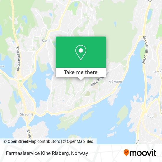 Farmasiservice Kine Risberg map