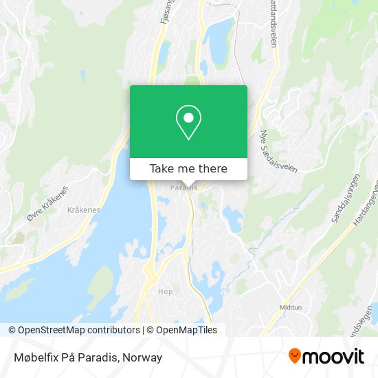 Møbelfix På Paradis map