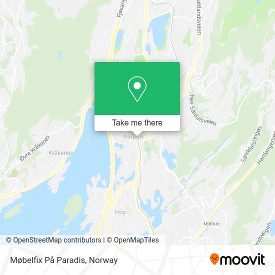 Møbelfix På Paradis map