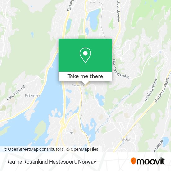 Regine Rosenlund Hestesport map