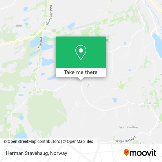 Herman Stavehaug map