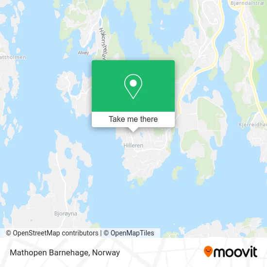 Mathopen Barnehage map