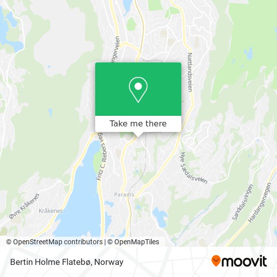 Bertin Holme Flatebø map