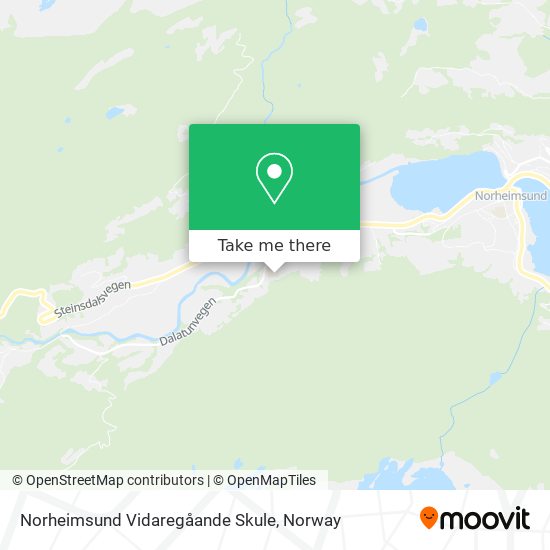 Norheimsund Vidaregåande Skule map