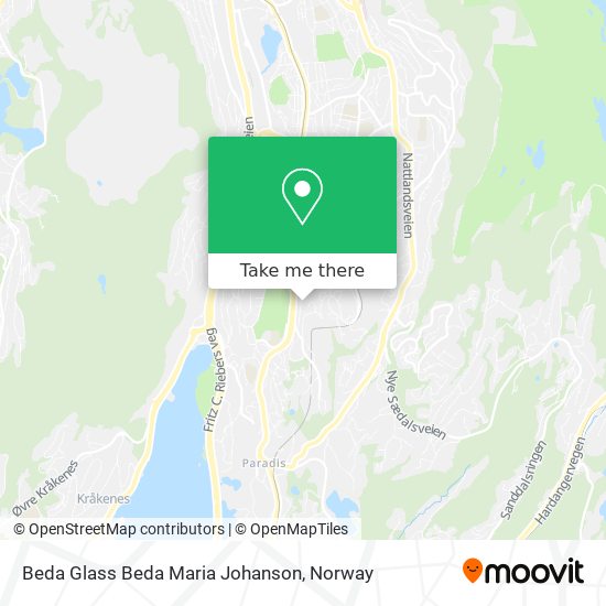 Beda Glass Beda Maria Johanson map