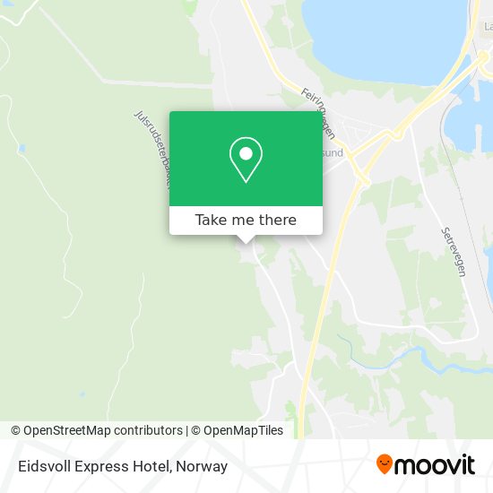 Eidsvoll Express Hotel map