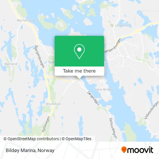 Bildøy Marina map