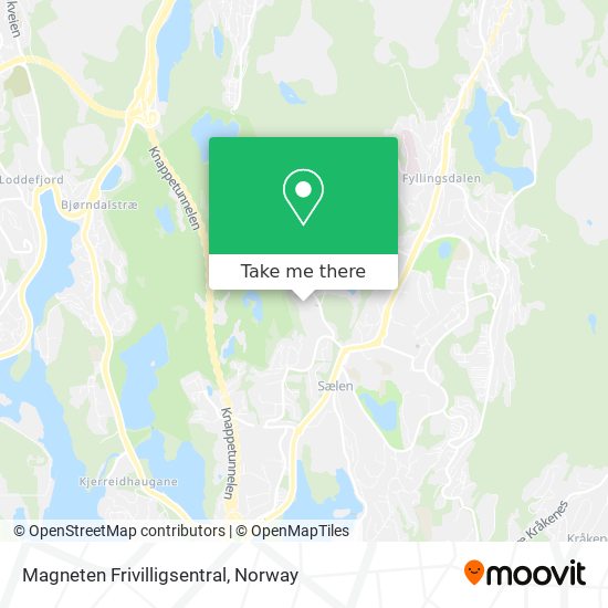 Magneten Frivilligsentral map