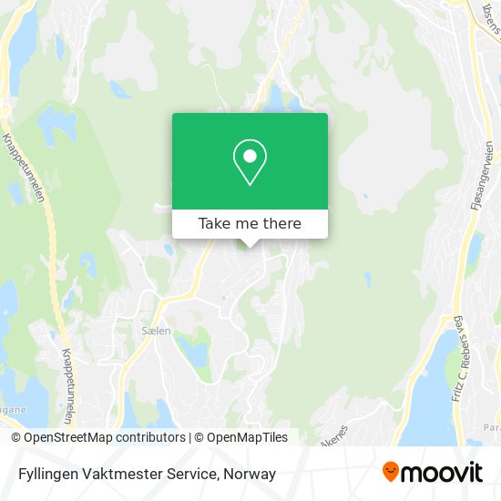 Fyllingen Vaktmester Service map