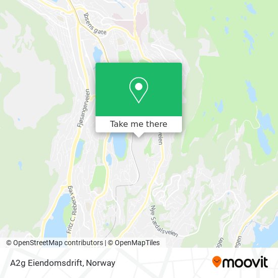 A2g Eiendomsdrift map