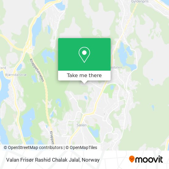 Valan Frisør Rashid Chalak Jalal map