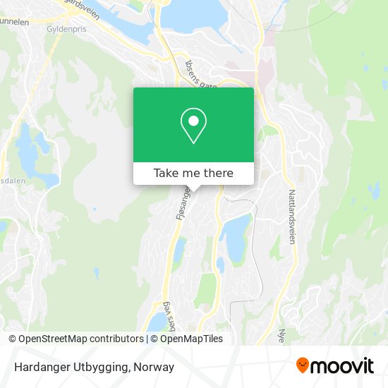 Hardanger Utbygging map