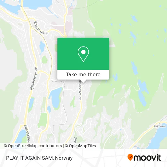 PLAY IT AGAIN SAM map