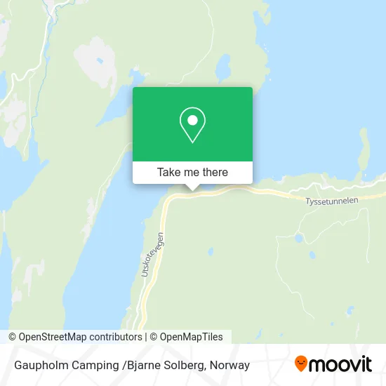 Gaupholm Camping /Bjarne Solberg map