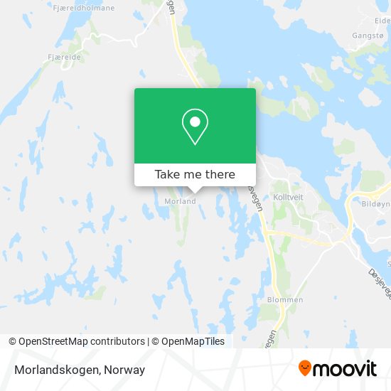 Morlandskogen map