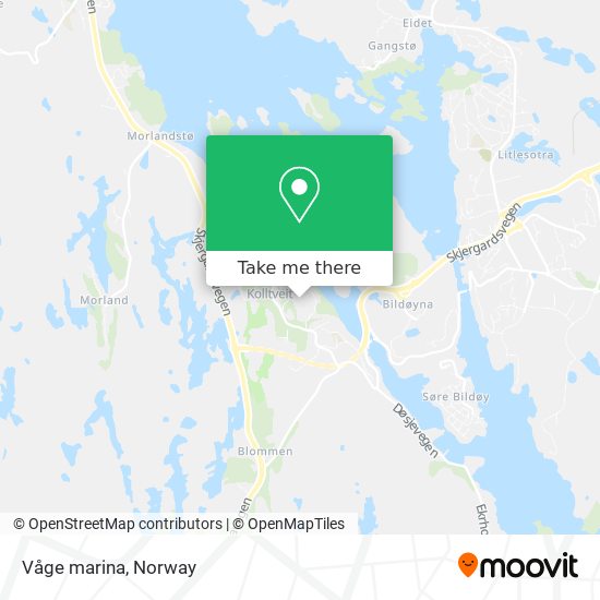 Våge marina map