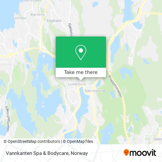 Vannkanten Spa & Bodycare map