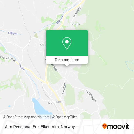 Alm Pensjonat Erik Elken Alm map