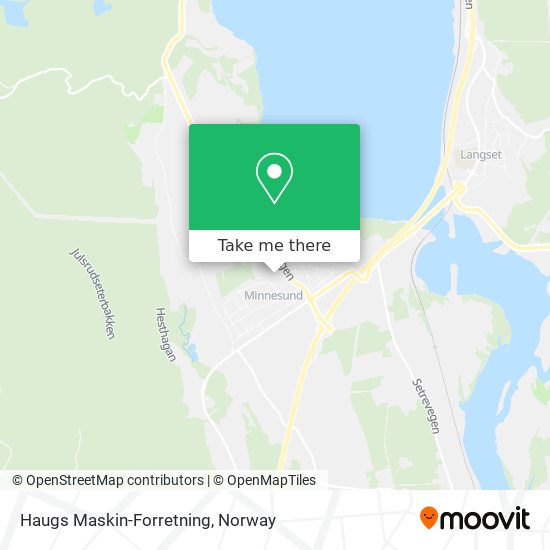 Haugs Maskin-Forretning map