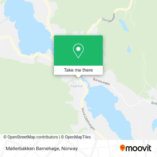 Møllerbakken Barnehage map