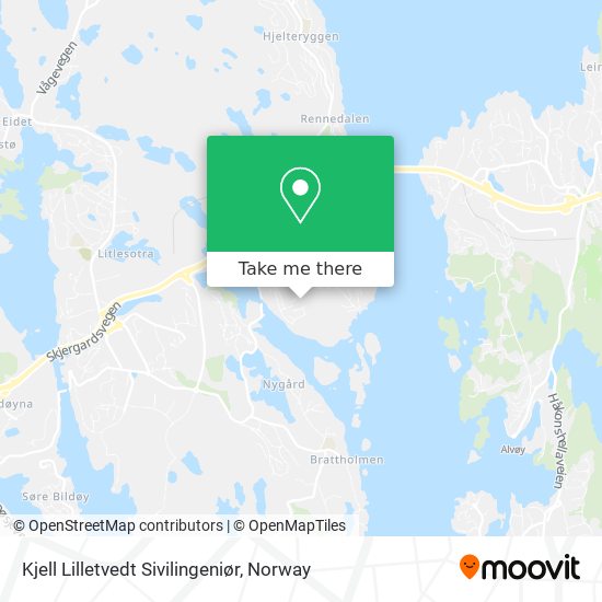 Kjell Lilletvedt Sivilingeniør map