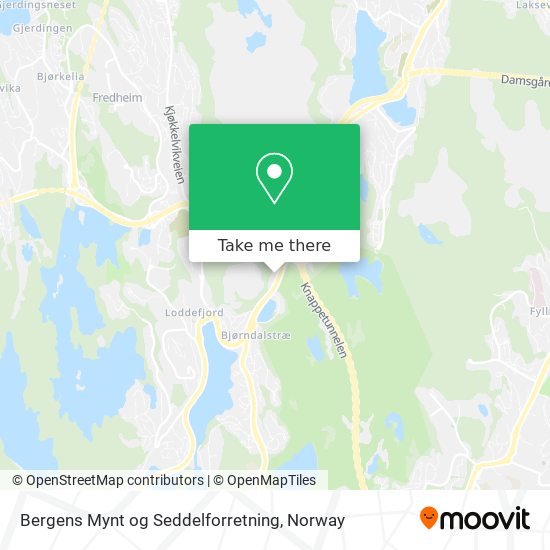 Bergens Mynt og Seddelforretning map