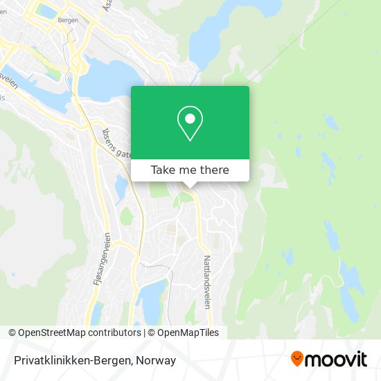 Privatklinikken-Bergen map