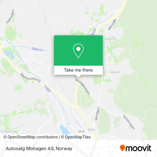 Autosalg Mohagen AS map