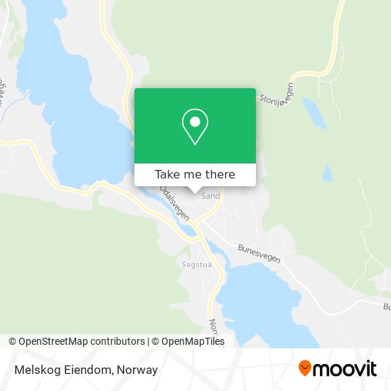 Melskog Eiendom map