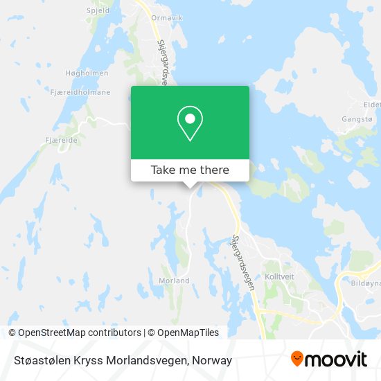 Støastølen Kryss Morlandsvegen map