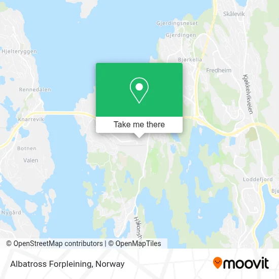 Albatross Forpleining map
