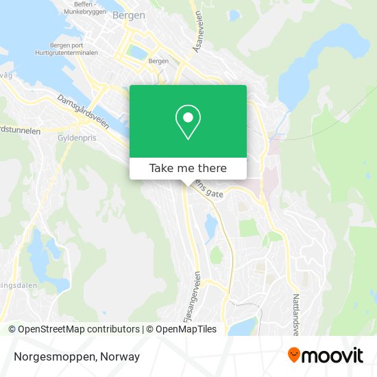 Norgesmoppen map