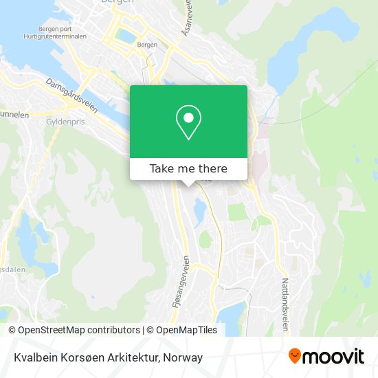 Kvalbein Korsøen Arkitektur map