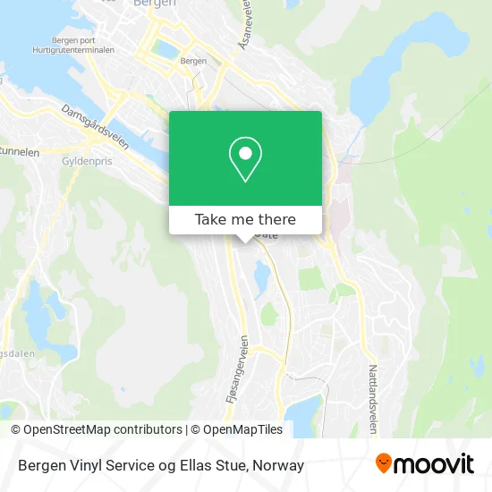 Bergen Vinyl Service og Ellas Stue map