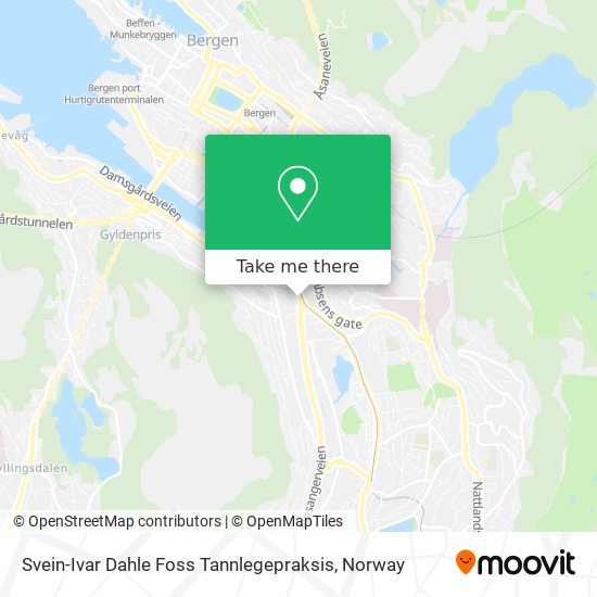 Svein-Ivar Dahle Foss Tannlegepraksis map