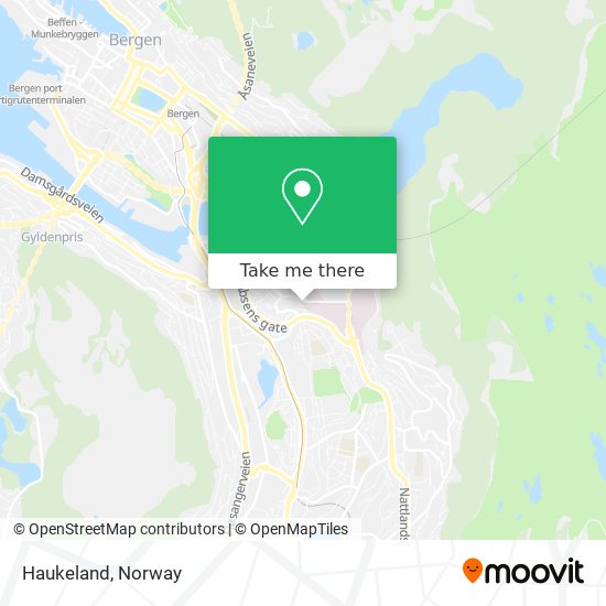 Haukeland map