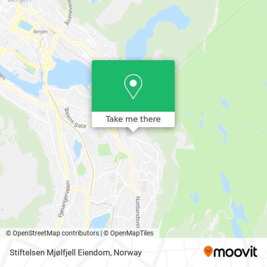 Stiftelsen Mjølfjell Eiendom map