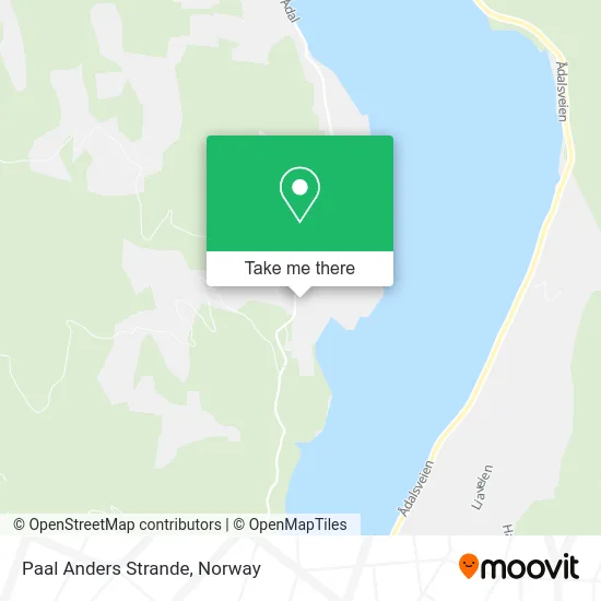 Paal Anders Strande map