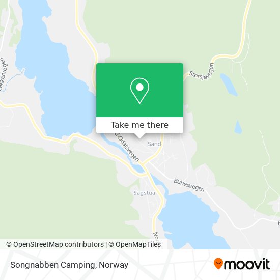 Songnabben Camping map