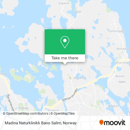 Madina Naturklinikk Bano Salim map