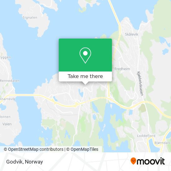 Godvik map