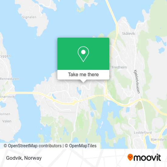 Godvik map