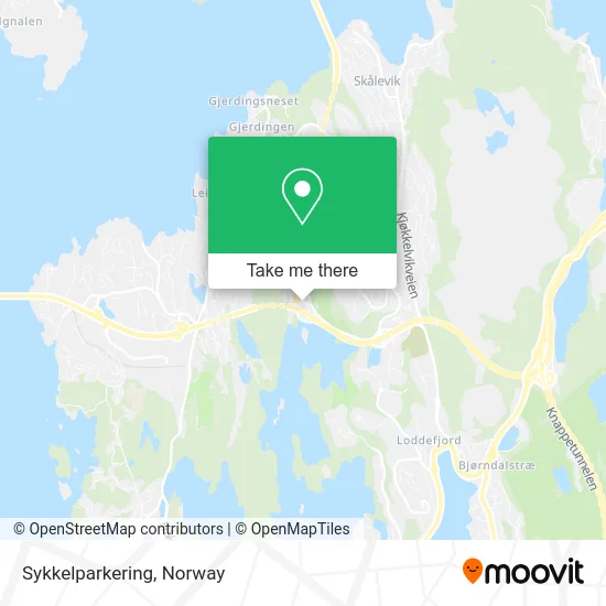 Sykkelparkering map