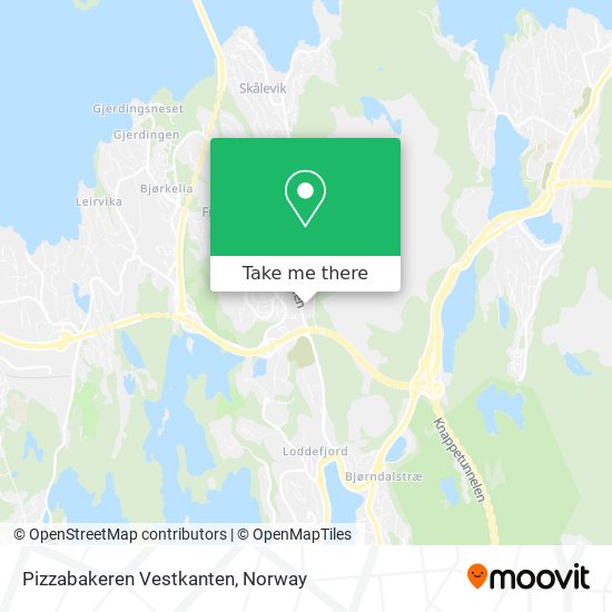 Pizzabakeren Vestkanten map
