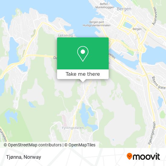 Tjønna map